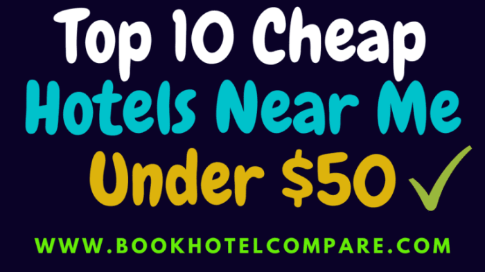 Cheap hotels near me